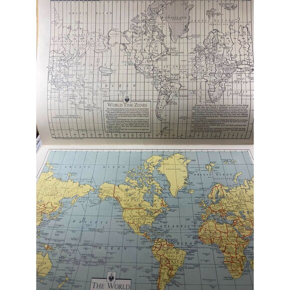 Matthews-Northrup Atlas Of The World At War 1940s Vintage Maps - Picture 4 of 14